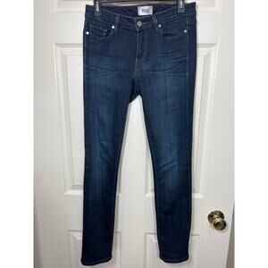 Paige Skyline Skinny Jeans Mona Dark Wash Womens 28 Mid Rise Capsule Everyday